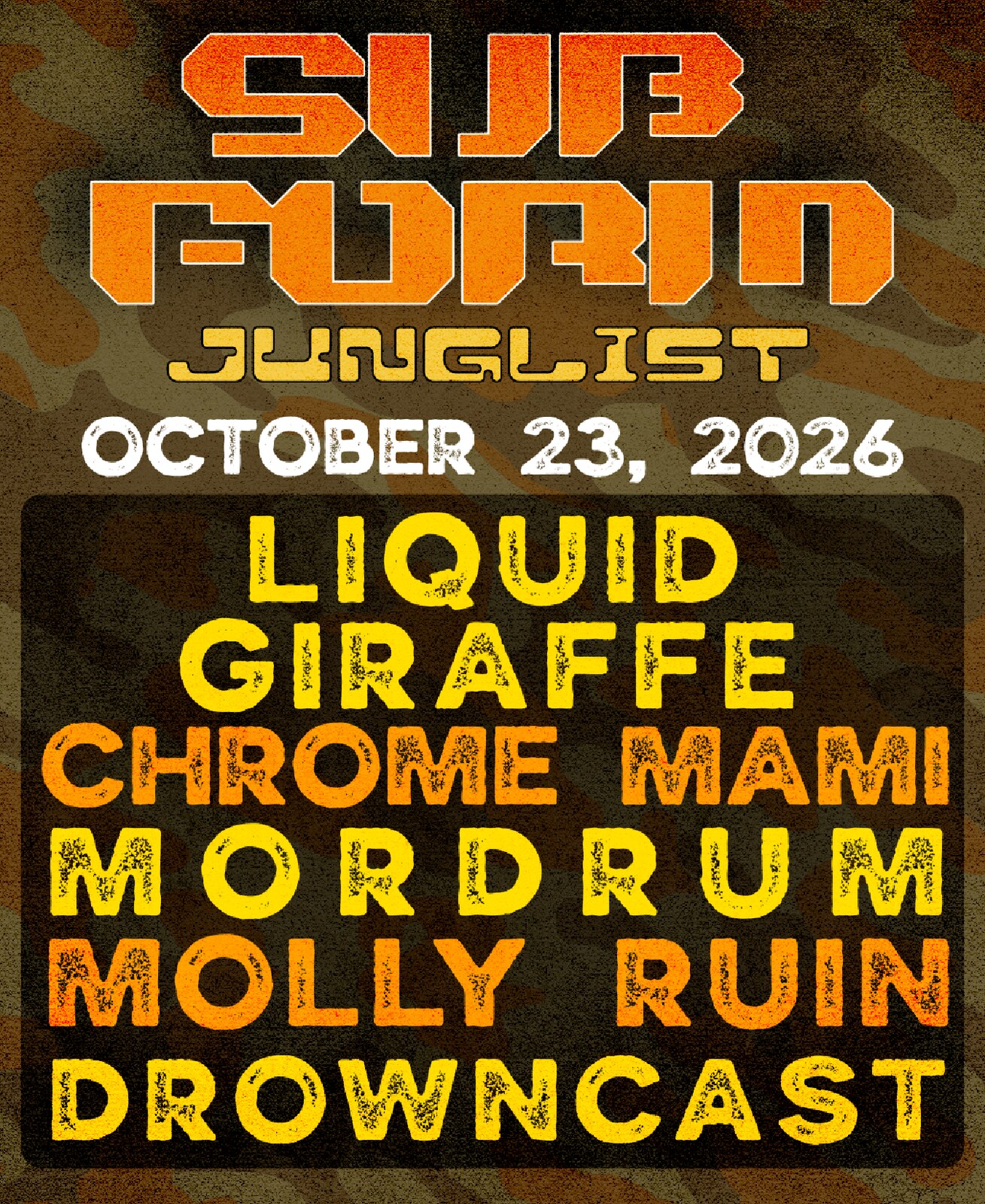 Subform - October 23 2026 - front