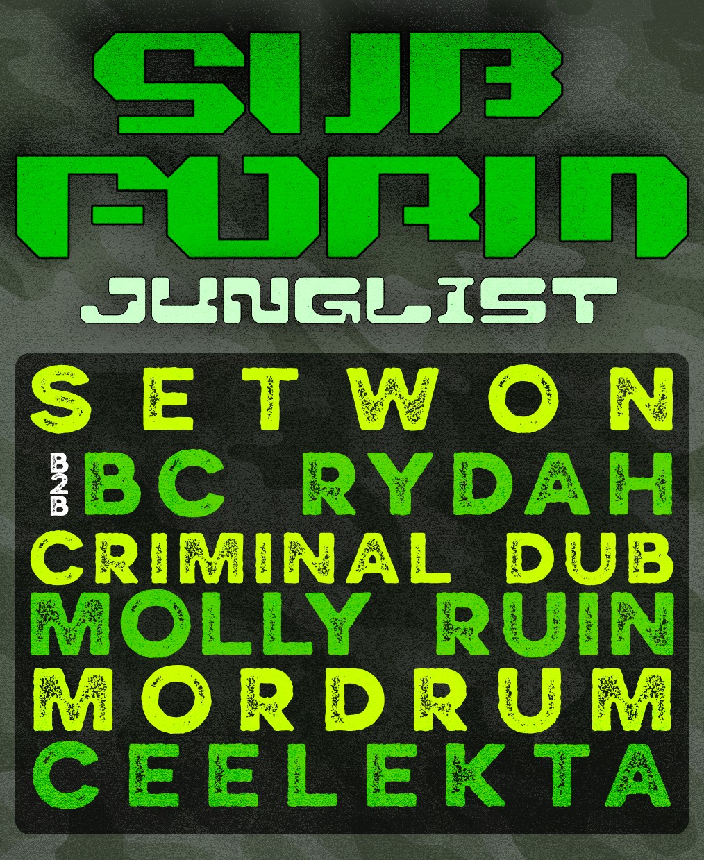 Subform - September 26 2026 flyer